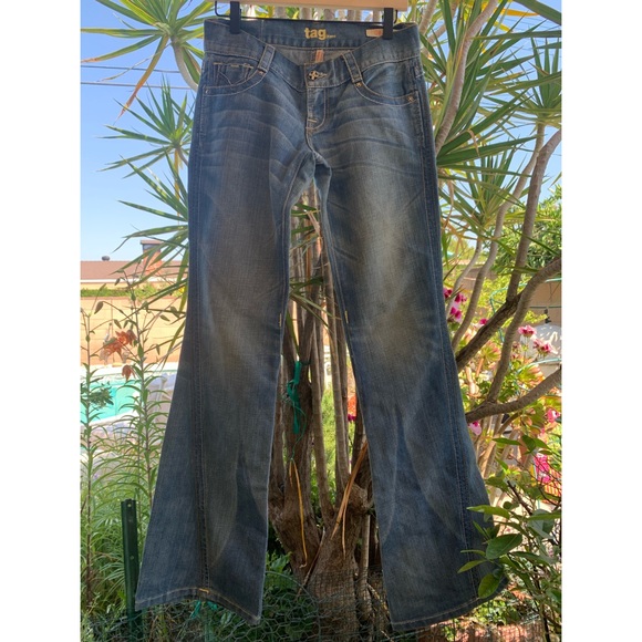 Tag Jeans Pants - Tag ID 3009 Twisted Seam Fair Bottom Jeans